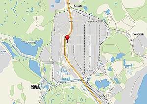 Poloha pracoviště Litvínov na mapě okolí Záluží. Klikněte pro zobrazení detailu.