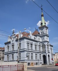 The historical building in Usti nad Labem